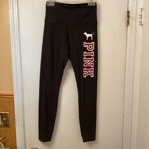 PINK Victoria’s Secret dark gray yoga pants